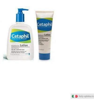 cetaphil dailyadvance lozione idratante clinicamente testata per pelle secca.