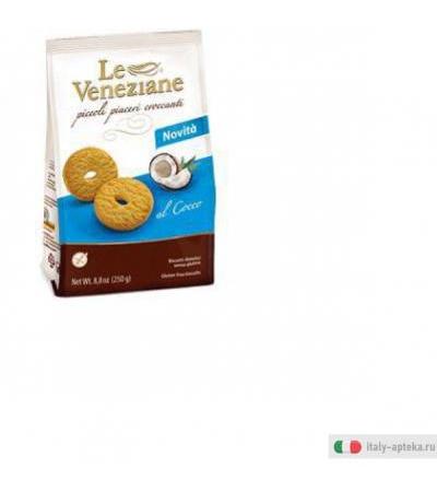 Le Veneziane Biscotti Dietetici Cocco senza Glutine 250 g