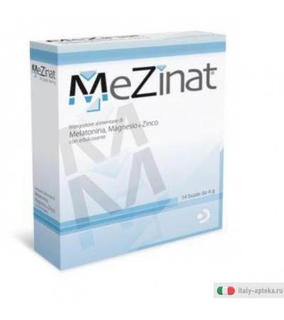 mezinat integratore alimentare a base di melatonina, magnesio e zinco. la