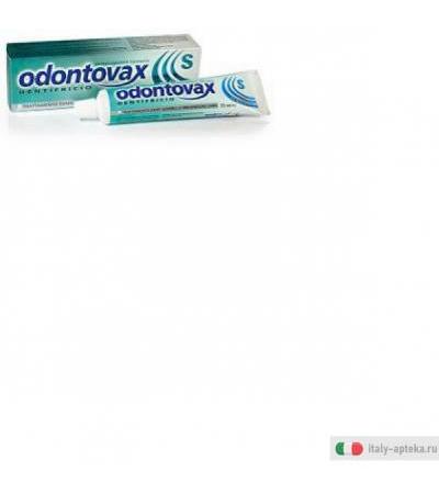 odontovax-s denti sensibili dentifricio specifico per il trattamento dell'ipersensibilità dentinale.