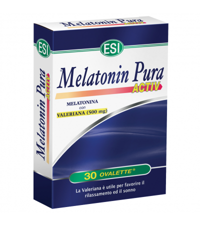 Melatonin Pura Activ integratore alimentare a base di melatonina, con valeriana