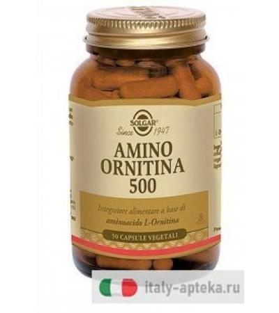Amino Ornitina 500 50 Capsule Vegetali