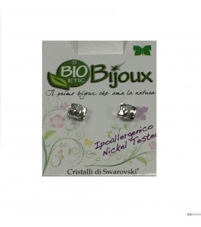 Bio Bijoux Orecchino Cubo 4mm Vitrail