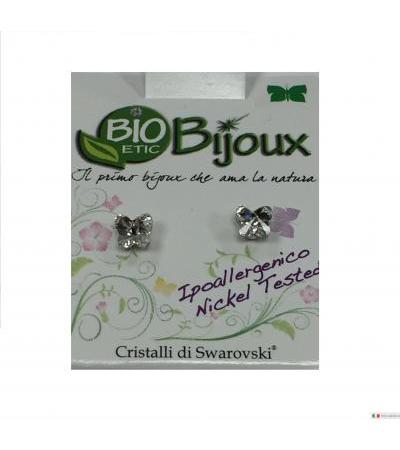Bio Bijoux Orecchino Farfalla 5mm Crystal