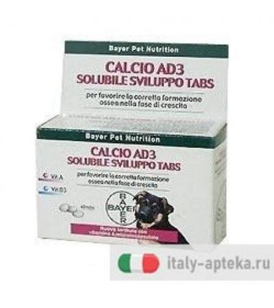 Calcio AD3 Solubile Sviluppo 40 Compresse