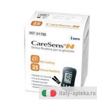 CARESENS N GLICEMIA 25STR
