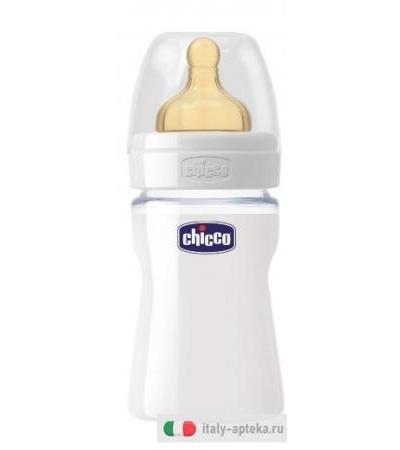 Chicco Biberon Vetro Non Decorato Caucciù 150ml