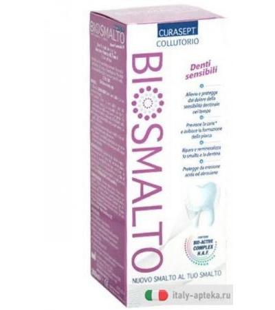 Curasept Biosmalto Collutorio Denti Sensibili 200ml