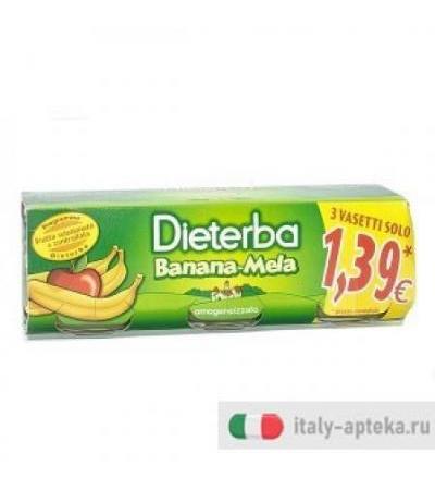 DIETERBA OMOG BANANA/MELA3X80G