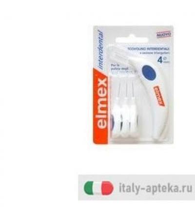 Elmex Scovolino 4mm 6 Testine+Manico