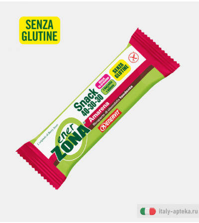 Enerzona Snack Amarena Cioccolato Fondente 1 Barretta