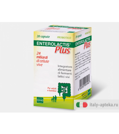 Enterolactis Plus 24 Miliardi 20 Capsule