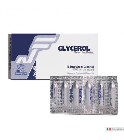 Glycerol Supposte Adulti 18 Pezzi