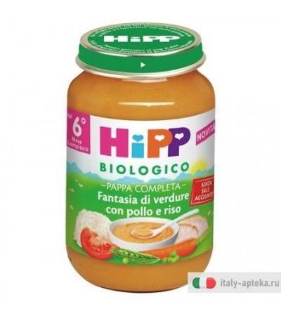 HIPP BIO FANT VERD POLLO/RISO