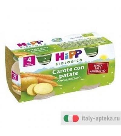 HIPP BIO OMOG CAROTE/PAT 2X80G