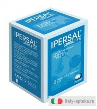 IPERSAL STERILE 3% 20FLAC 5ML