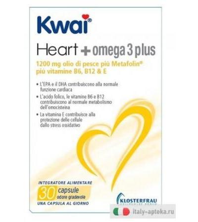 KWAI HEART+OMEGA 3 PLUS 30CPS