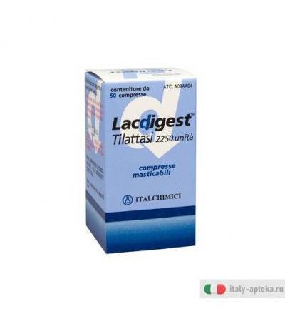 Lacdigest 50 compresse masticabili 2250U