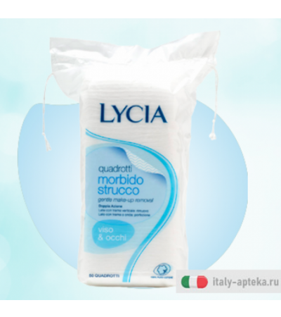 Lycia Quadrotti Morbidi Struccanti 50pz