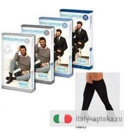 Man Support 18 Gambaletto in cotone Taglia 5 Nero