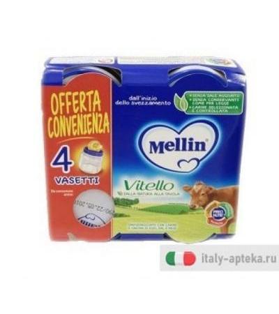MELLIN OMOG VITELLO 4X80G