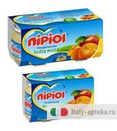 NIPIOL OMOG FRUTTA MISTA 2X80G
