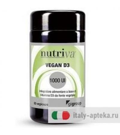 Nutriva Vegan D3 60 Compresse Masticabili
