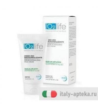 O2LIFE CREMA VISO SEBONORMALIZ