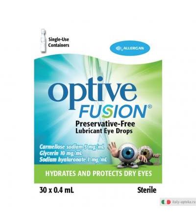 Optive Fusion UD 30 Flaconcini 0,4ml