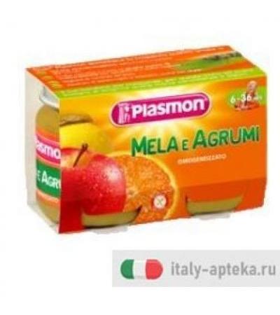 PLASMON OMOG MELA/AGRUMI2X104G