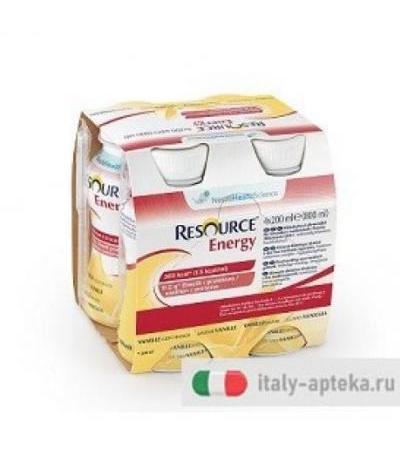 Resource Energy Vaniglia 4x200ml