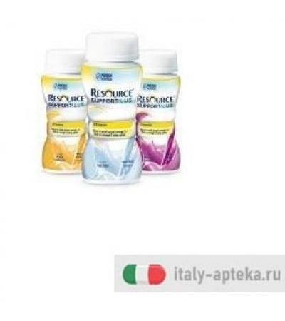 Resource Support Plus Pesca Vaniglia 4 Bottiglie 125ml