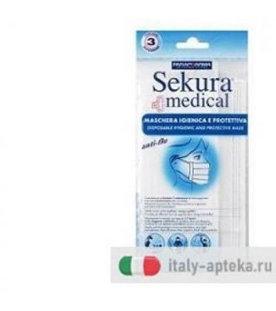 SEKURA MASCHERINA IGIENICA 3PZ