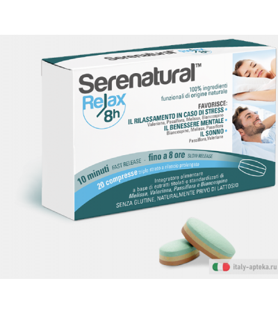 Serenatural Relax 8h 20 Compresse