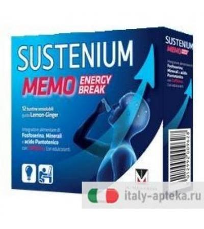 Sustenium Memo Energy Break 12 Bustine