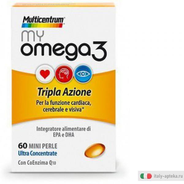 Multicentrum My Omega 3 tripla azione 60 Mini Perle