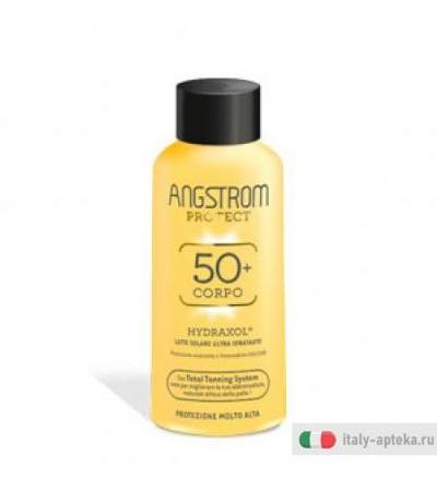 Angstrom Hydraxol Latte solare protettivo SPF 50 Corpo 200 ml