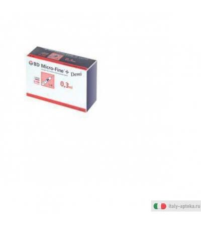 bd micro-fine + demi 0,3 ml