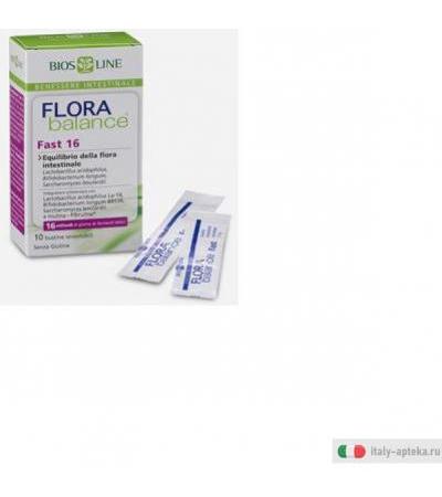Bios Line Flora Balance Fast Integratore Alimentare 10 Bustine