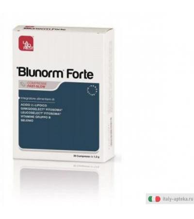 blunorm forte lntegratore alimentare a base di acido ?-lipoico (acido