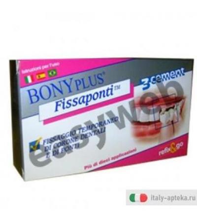 Bonyplus Fissaponti 3Cement Tubo 7 g + Kit riparazione