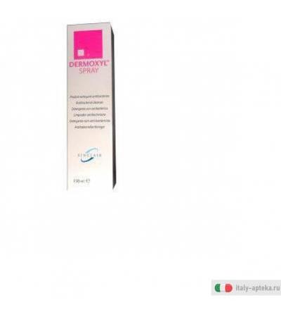 dermoxil spray detergente indicato nelle detergenza cutanea in tutte quelle situazioni dove è