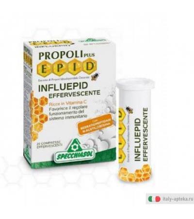 Epid Propoli Plus Influepid Effervescente 20 Compresse Effervescenti