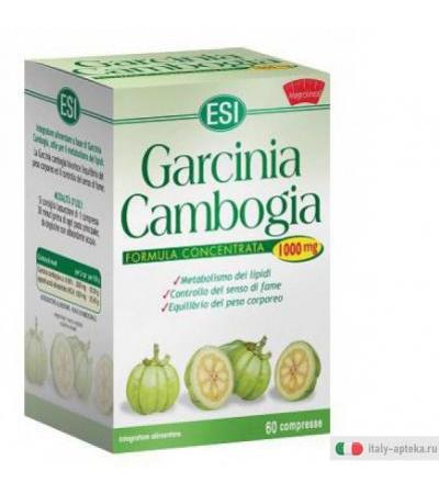 Esi Garcinia Cambogia 1000mg controllo del Peso Corporeo 60 Compresse