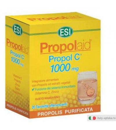 Esi Propolaid Propol C 1000 mg Integratore Alimentare 20 Tavolette