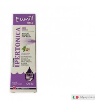 eumill naso soluzione ipertonica prodotto indicato per il naso chiuso, contenente aloe vera e