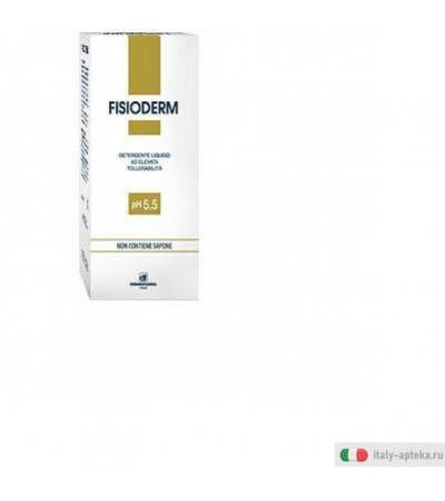 fisioderm detergente delicato a ph 5.5 ad elevata tollerabilità con azione idratante e