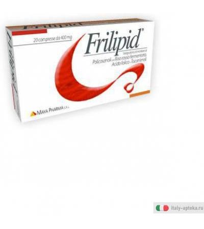 frilipid integratore alimentare di policosanoli, con riso rosso fermentato,