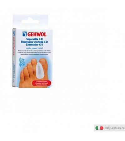 gehwol separadita alluce forma anatomica che garantisce un sostegno più sicuro.