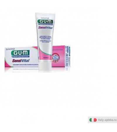 Gum Linea Igiene dentale Quotidiana Sensivital Dentifricio Gel 75 ml